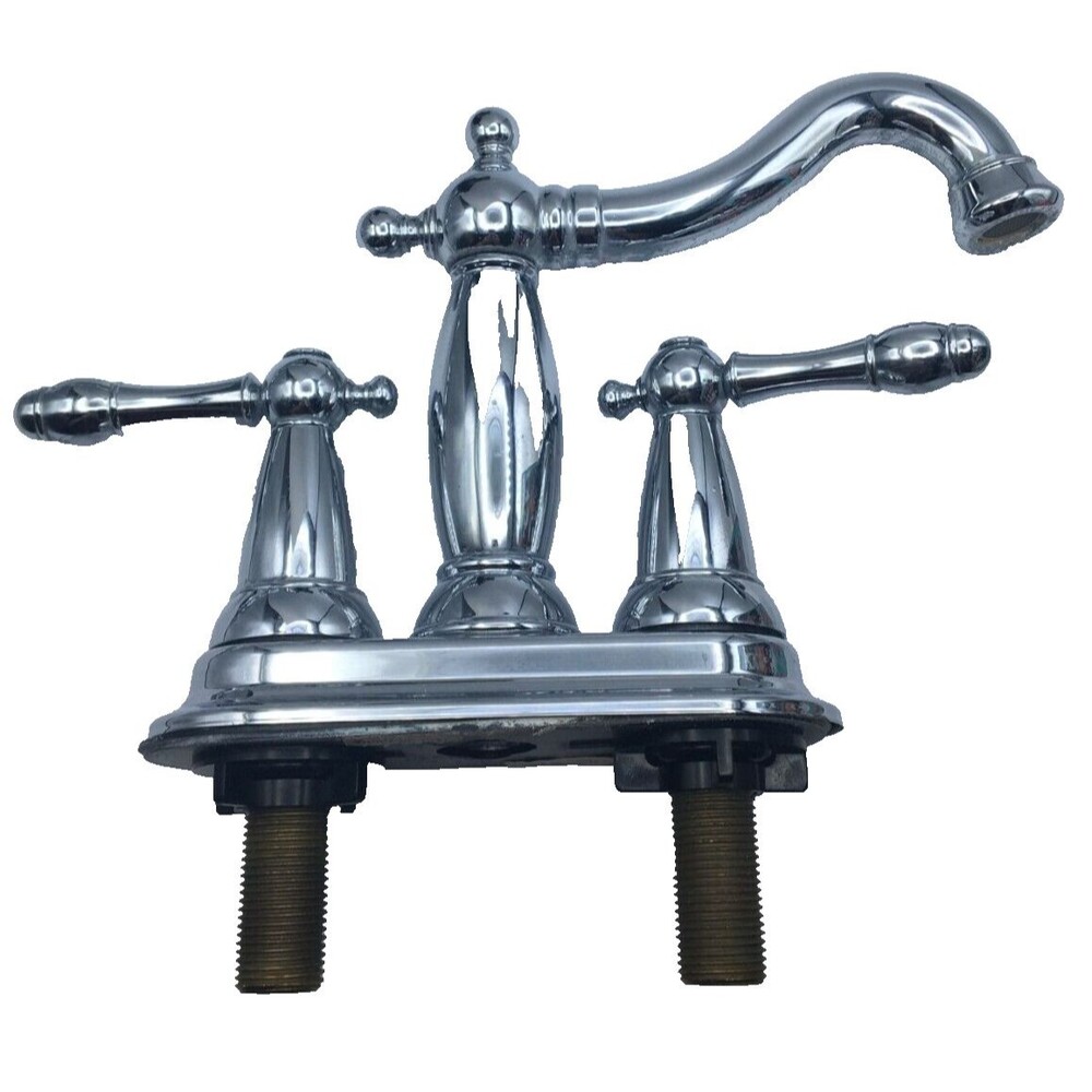 Pfister Bronson Bathroom Sink Faucet Polished Chrome LG48-BS0C Good Condition